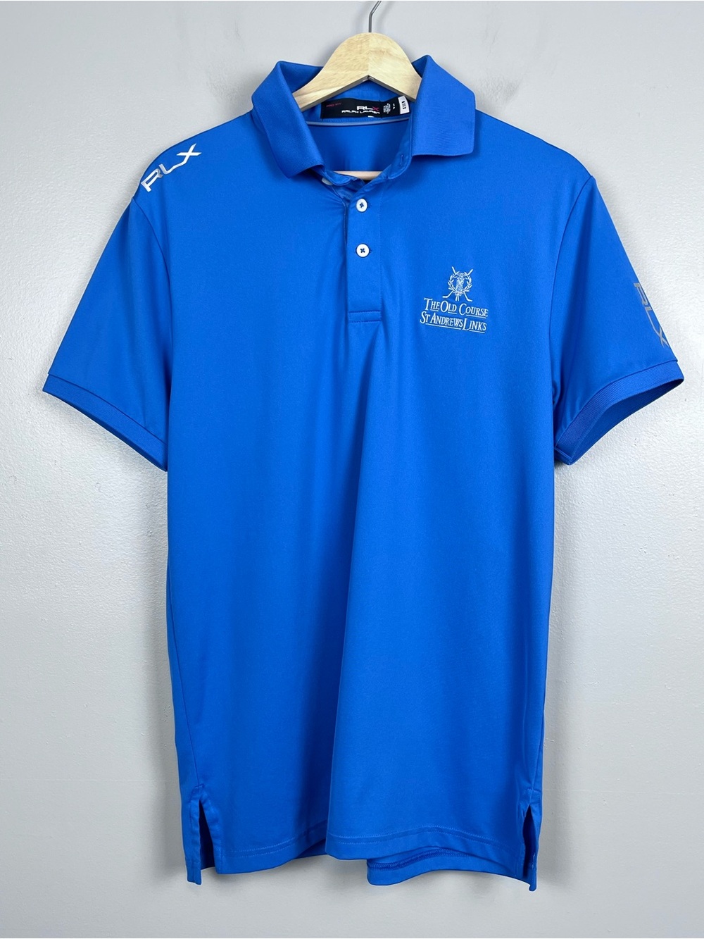 Ralph Lauren RLX Men's Performance Polo with St. Andrews Golf Links Logo Size S